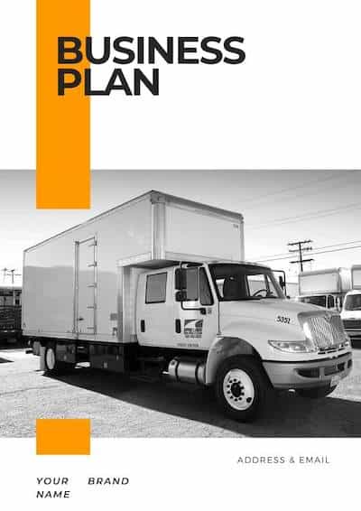 box truck business plan example
