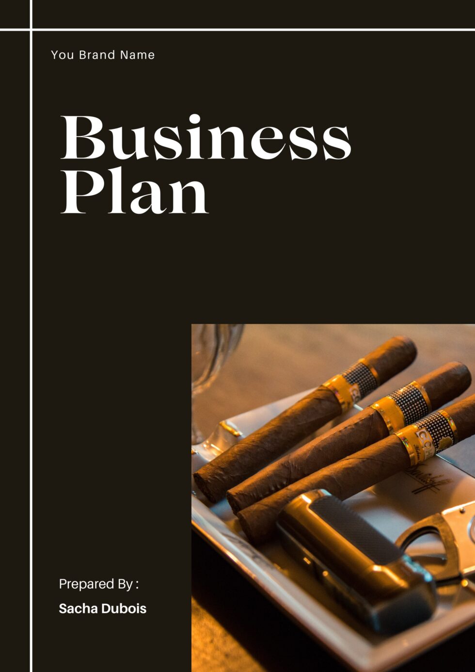 business plan template for cigar bar