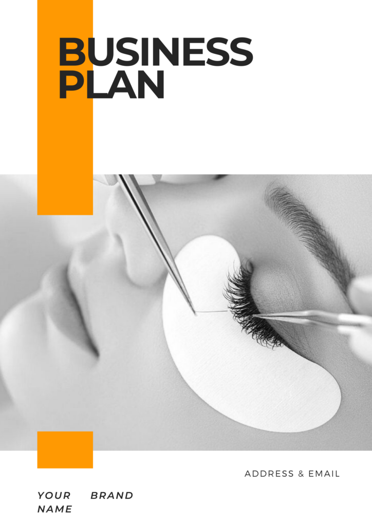 eyelash extension business plan sample