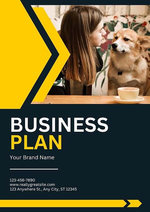 dog cafe business plan pdf